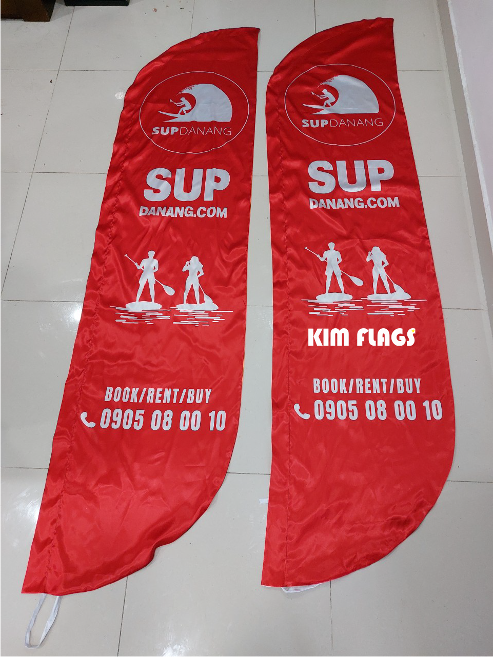 Cờ c&aacute;nh buồm, cờ quảng c&aacute;o, cờ giọt nước