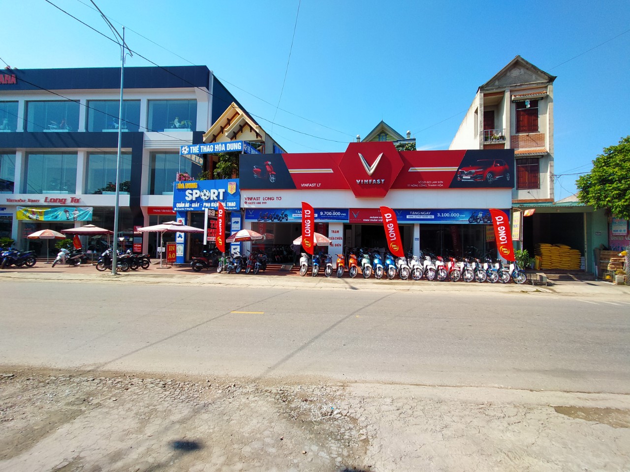 Xưởng may cờ c&aacute;nh buồm, cờ quảng c&aacute;o, cờ giọt lệ, cờ b&atilde;i biển, cờ phướn