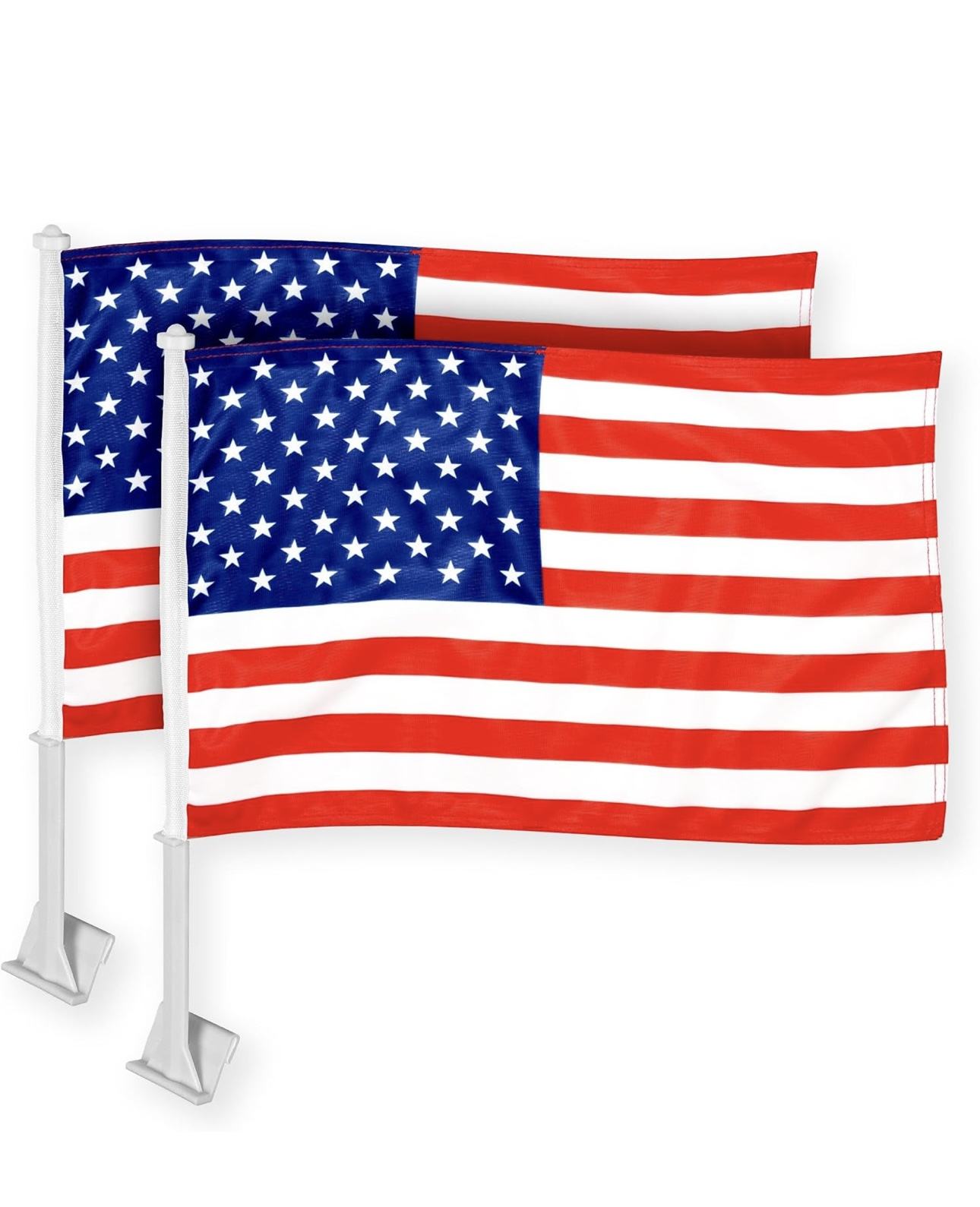 Custom Car Window Flag Promotional Advertising Flag with Plastic Pole from Polyester Custom Size Available OEM ODM