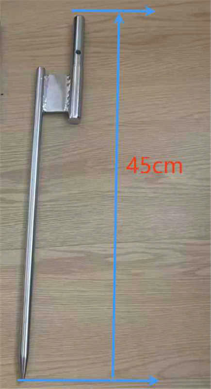 Heavy Duty Ground Spike Base for Feather Flag and Beach Flag Advertising Style from Steel Application for Outdoor Advertising