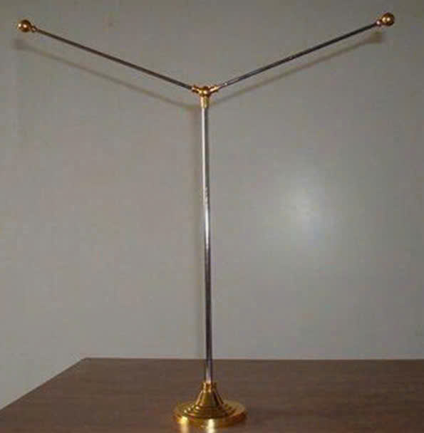 Table Flag Stand Holder for Desk Display Metal Base Flagpole Stand Stainless Steel Desk Display Exhibition Straight Pole Shape