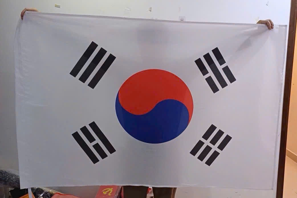 Double Layer Blackout National Flag Embroidery Printing OEM ODM National Style Full Color Vietnam Supplier