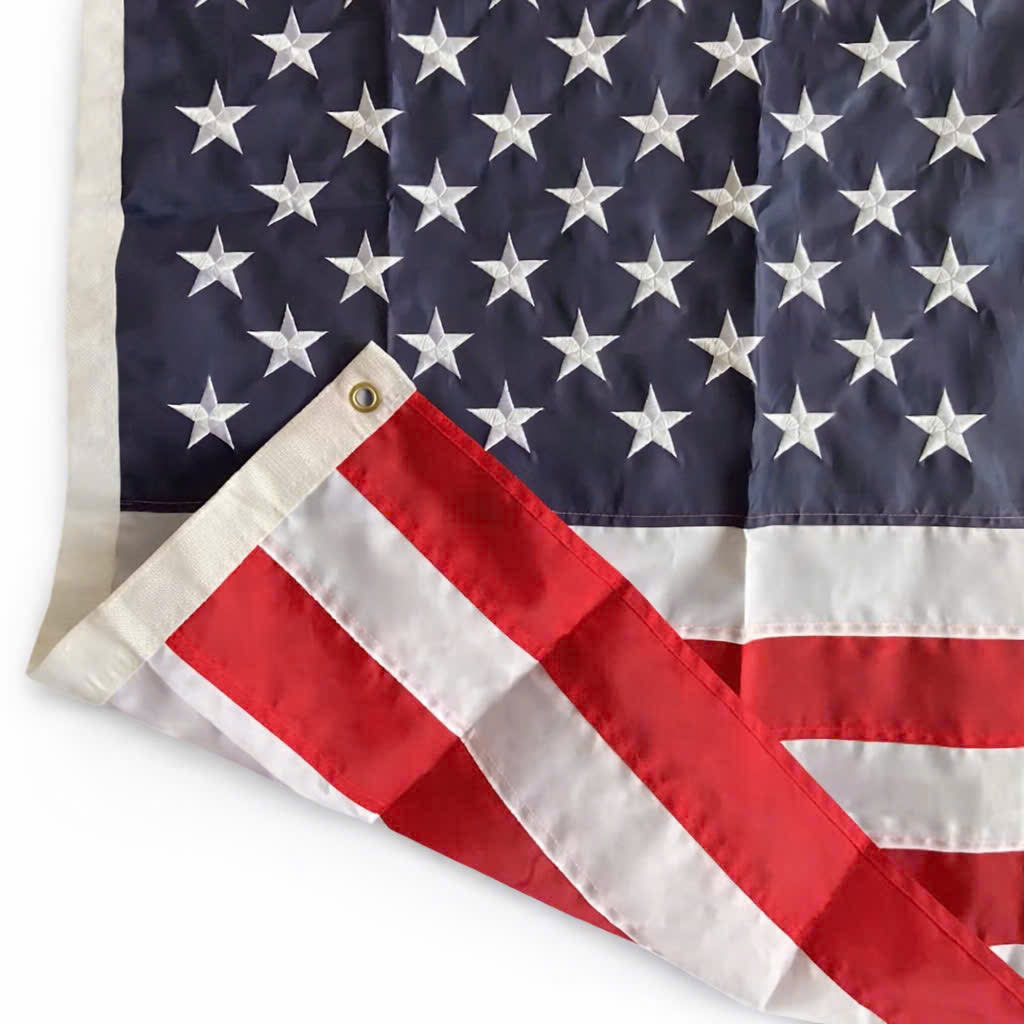 Embroidered National Flag Kim Flags Brand Embroidered Technique Dye Sublimation Printing for National Holidays Sports Events