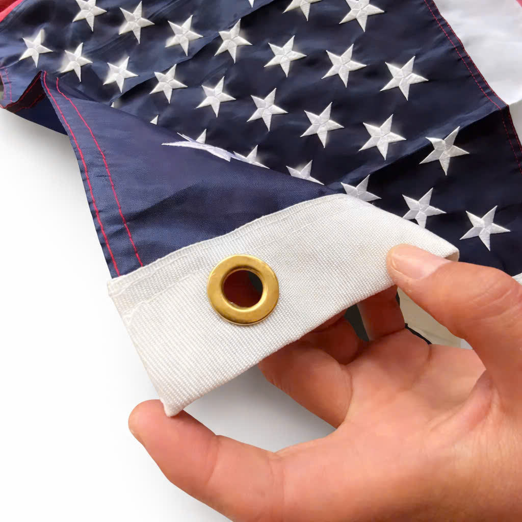 Embroidered National Flag Kim Flags Brand Embroidered Technique Dye Sublimation Printing for National Holidays Sports Events